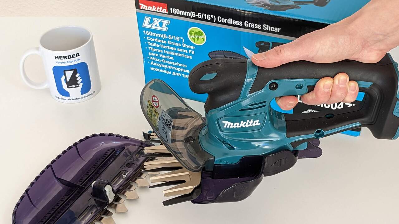 Bildergalerie: Makita DUM604ZX Makita DUM604ZX: Liegt gut in der Hand dank ergonomisch geformten Griff